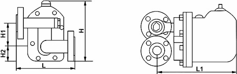 GSB杠桿浮球式蒸汽疏水閥結(jié)構(gòu)圖